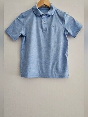 Vineyard Vines Boys Performance Stripe Polo Size 7